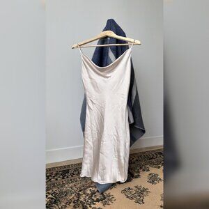 Dynamite Cream Satin Slip Dress Size XS – Chic & Elegant